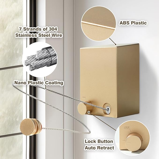 Retractable Clothesline 4.2M